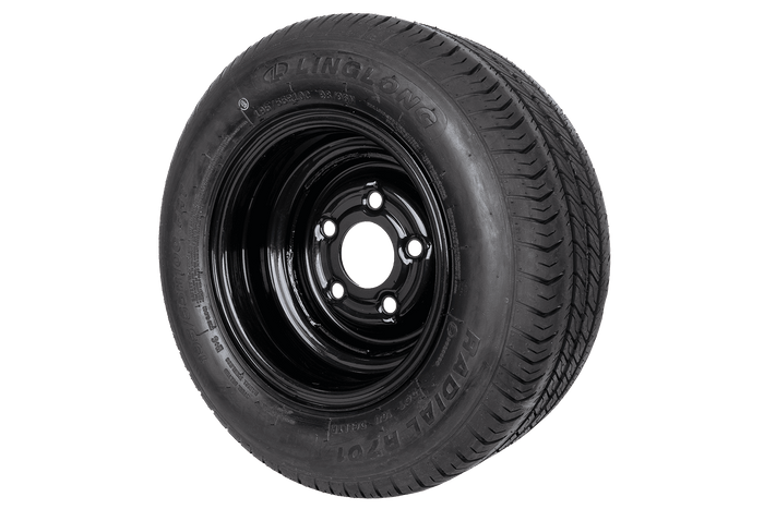 Колесо усиленное для прицепа LINGLONG TIRE 195/55 R10C 98/96N UNITRAILER RIM черное 6Jx10"H2 5x112 ET:-4