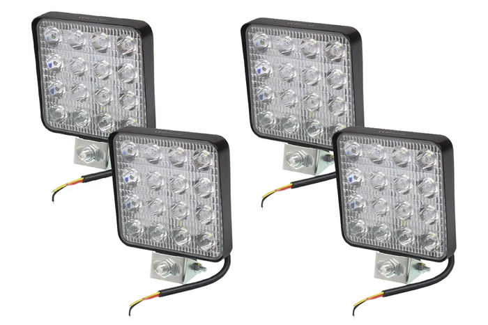 Četru LED darba lampu komplekts ar atstarotāju HERMON EL042 16xLED 3840lm