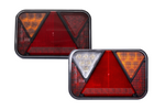 Aizmugurējie lukturi FRISTOM FT-270 LED bajonetes 5 kontaktu 6 funkcijas kreisais+labais