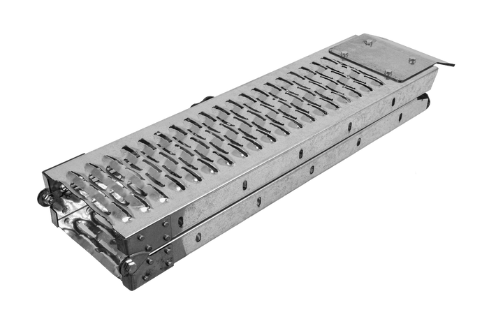 UNITRAILER ALR004 salokāma tērauda rampa piekabei 170 cm 227 kg