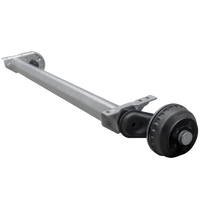 AL-KO COMPACT bremzējamā ass piekabei/evakuatoram 1350kg 1510mm 1880mm 5x112