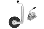 Опорное колесо с чугунным зажимом WINTERHOFF ST48-260LB+KLE48-G 150 кг 48 мм 500-710 мм