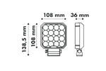 LED darba lampas atstarotājs LAYTZ LY7107 64xLED 6400lm kvadrātveida