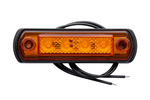 Horpol oranža LED marķierlampa uz gumijas pamatnes