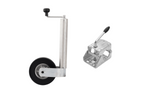 Опорное колесо с зажимом WINTERHOFF ST60-V-255SB+KLE60 400 кг 60 мм 525-755 мм