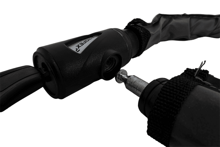 Велосипедный замок PROFEX Reflex из стали с защитой от взлома, длина 70 см.
