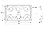 HORPOL LWD2156 LED 900lm automašīnas salona lukturis ar kustības sensoru