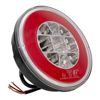 TT TECHNOLOGY TT.12008 Glo-Trac LED Hamburger Задний фонарь, 3 функции, универсальный