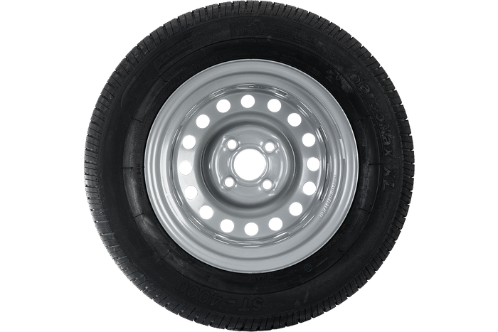 Комплект двух колес для прицепа KENDA TIRE 155/80 R13 84N KENDA RIM 4Jx13"H2 4x100 ET:30
