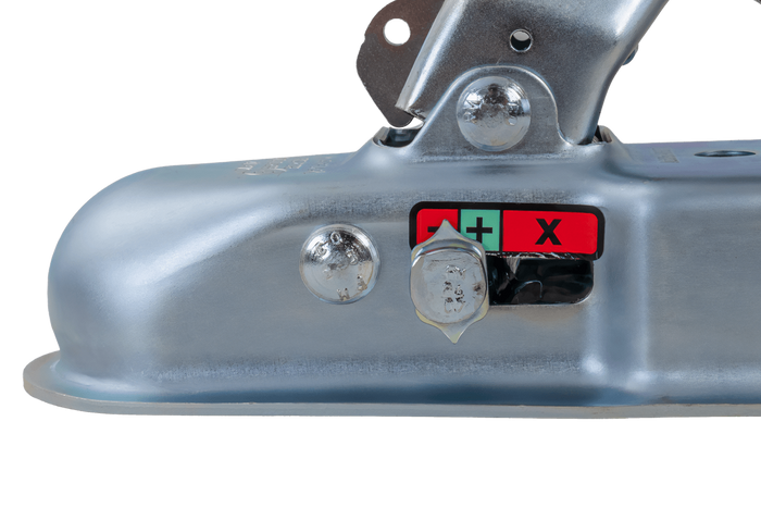 KNOTT K7.5-M lodveida sakabe 750 kg piekabei ar 70 mm kvadrātveida jūgstieni