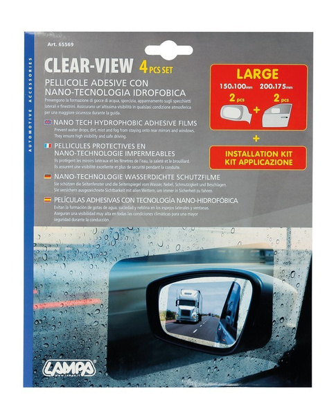 БОЛЬШОЙ дождевик CLEAR-VIEW для зеркал и окон