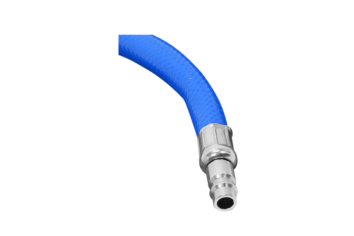 YATO YT-24224 pastiprināta PVC pneimatiskā šļūtene ar ātrajiem savienotājiem 10mm × 10m