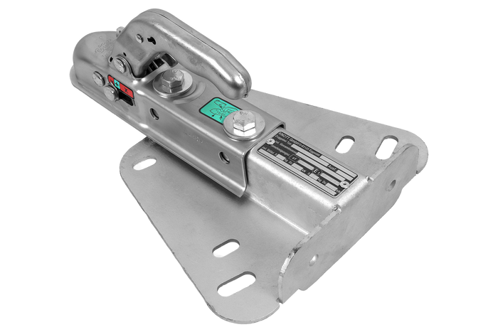 KNOTT K7.5-H+KZE7.5 lodveida sakabe 750 kg piekabei ar V veida jūgstieni