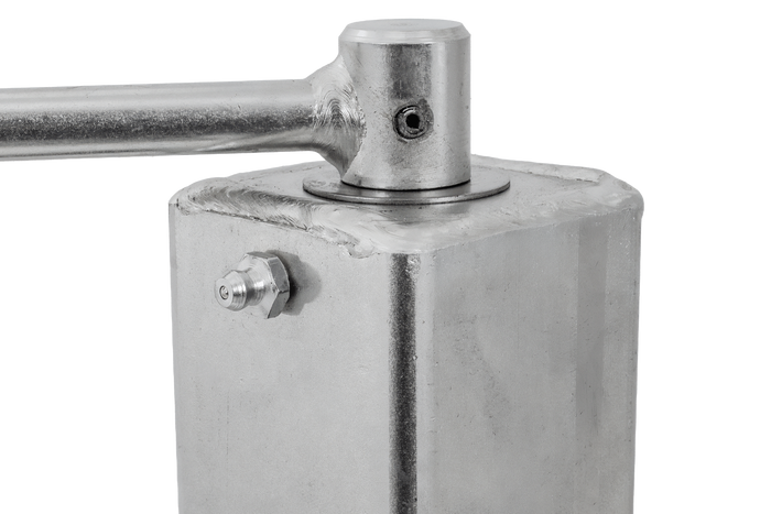 AL-KO 1863497 automātiskais žokeja ritenis ar rokturi 400kg 60mm 775-1010mm