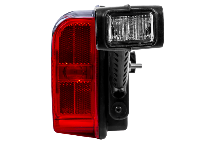 ASPÖCK EUROPOINT III LED aizmugurējie lukturi ar bajonetes savienojumu, 7 kontaktu, ASS2, ar skaņas signālu, 7 funkcijas, kreisā+labā puse
