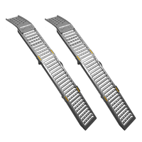 UNITRAILER ALR005 salokāmas tērauda rampas piekabēm 200 cm 500 kg 2 gab. komplekts