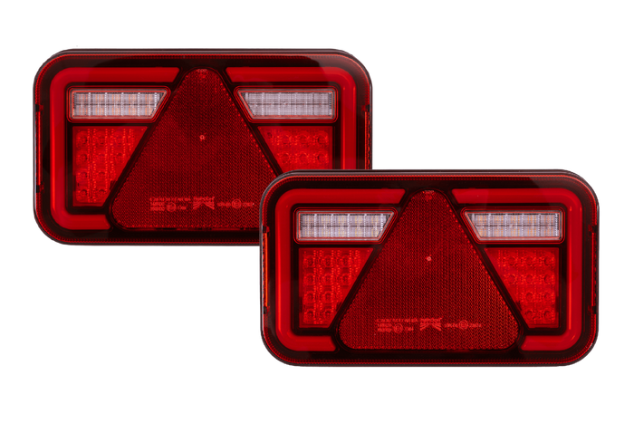 ASPÖCK MULTILED IV LED aizmugurējie lukturi ar bajonetes savienojumu, 5 kontaktu, 7 funkcijas, kreisā+labā