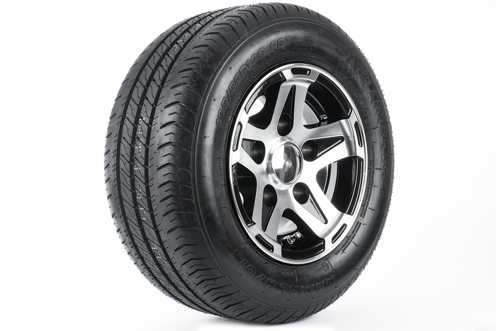Усиленное колесо для прицепа LINGLONG TIRE 195/55 R10C 98/96N ALU UNITRAILER RIM 6Jx10" 5x112 ET:-4