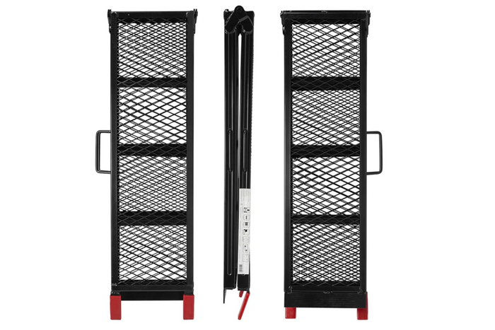 ProPlus 390094 salokāmas tērauda rampas piekabēm 203 cm 680 kg 2 gabalu komplekts