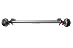 AL-KO EURO bremzējamā ass laivas piekabei 1800kg 1445/1555mm 2030mm 5x112