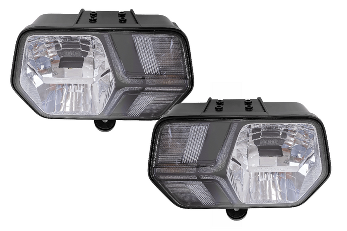 ASPÖCK LuxLED II LED priekšējie lukturi, 7 funkcijas, 6 kontaktu, DEUTSCH DT06-6S, kreisais+labais