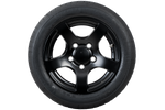 Усиленное колесо для прицепа KENDA TIRE 195/50 R13C 104/102N ALUMINUM RIM STARCO черное 6Jx13"H2 5x112 ET:30