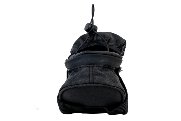 Велосипедная сумка PROFEX 82318 Long Black Lux с карманом для бутылки.